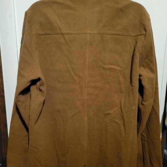 Smartwool  Anchor Line Wool Blend Snap Shacket Men's Size medium color Rust - Picture 10 of 11